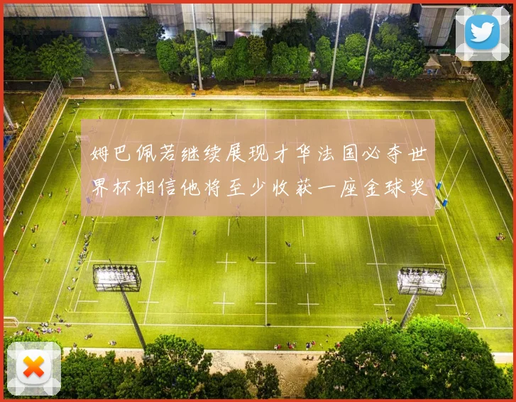 姆巴佩若继续展现才华法国必夺世界杯相信他将至少收获一座金球奖